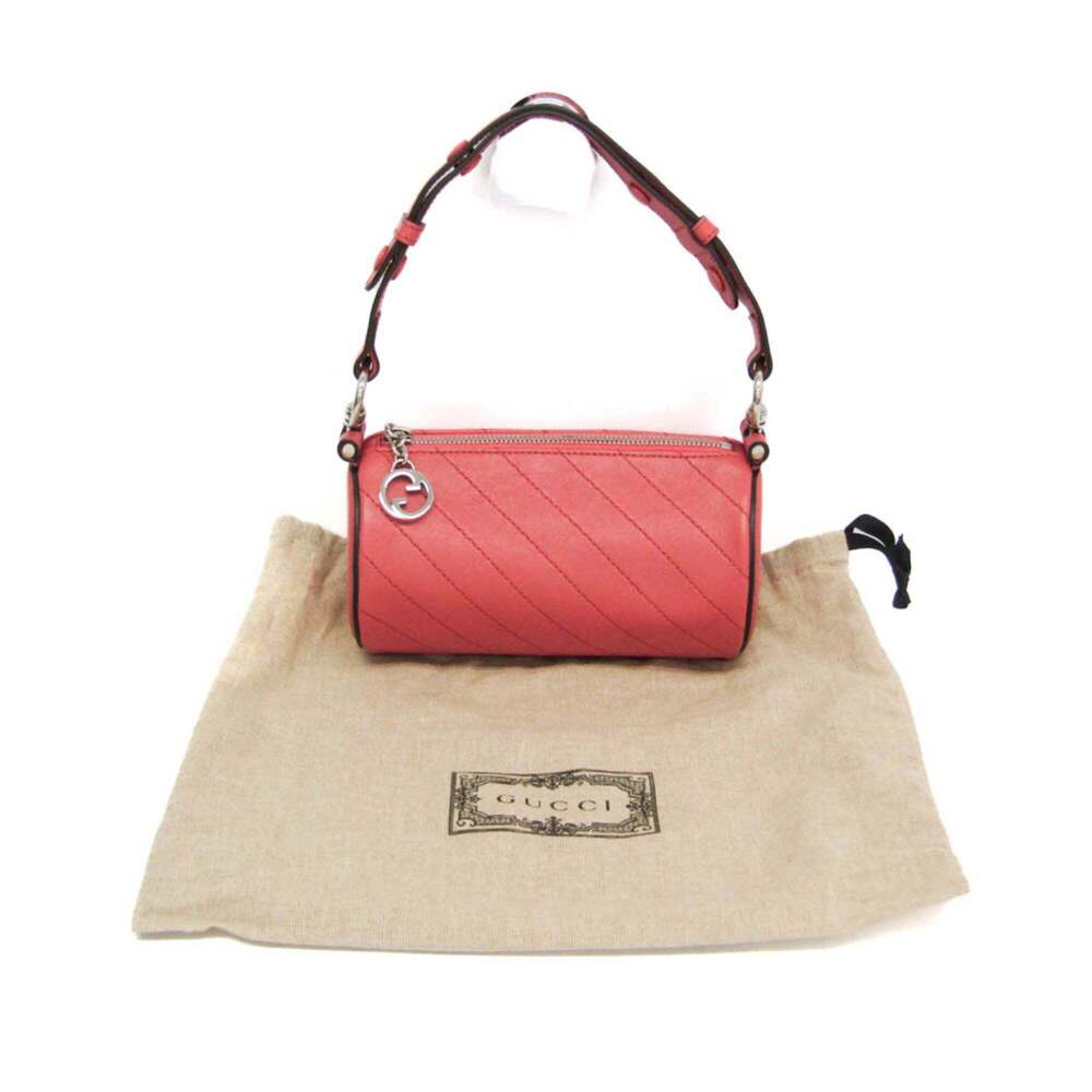 GUCCI Pink Leather Shoulder Bag - Picture 2 of 12